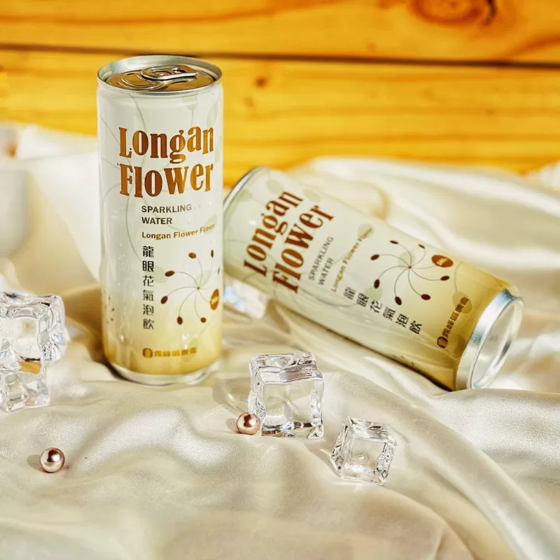龍眼花氣泡飲