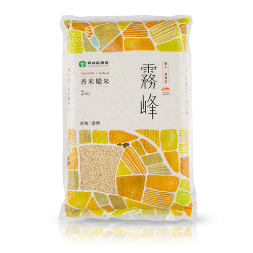 霧峰香米糙米真空包裝2kg(10包/箱)