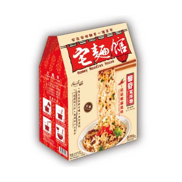 麥寬拌麵-菇菇椒麻風味