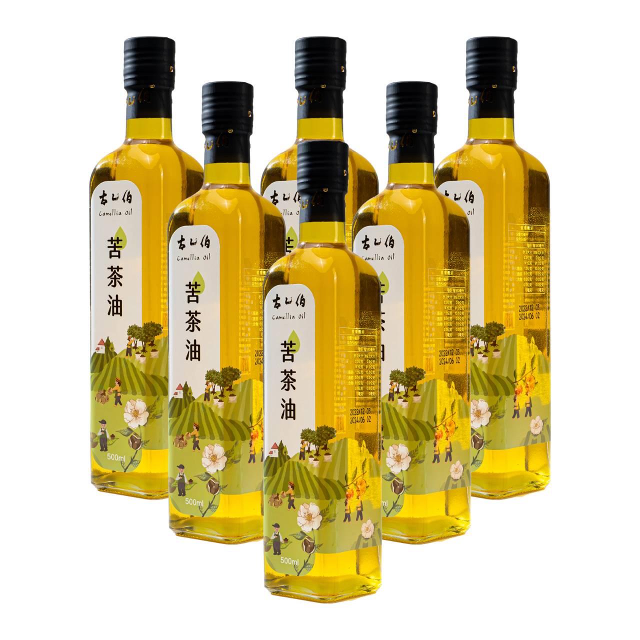 《古乙伯》苦茶油6入 (500ml/瓶)