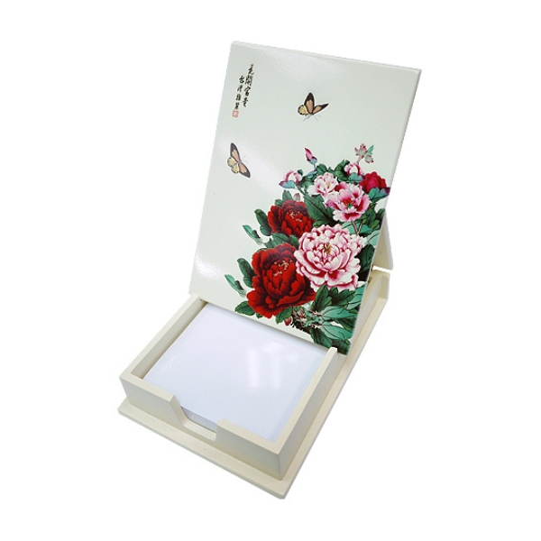 《聖宏》便條紙盒 (花開富貴)