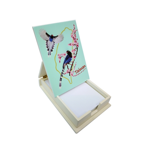 《聖宏》便條紙盒 (台灣藍鵲)