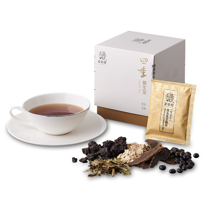 《正信堂》麟書御茶-四季養生茶-首烏黑芝麻茶 (10包/盒)