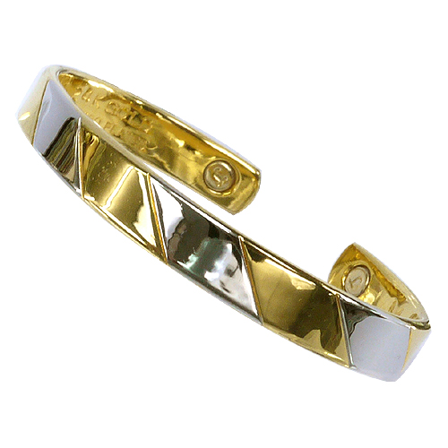 《聖宏》Aria 健康手環-雙色斜紋磁氣手環
