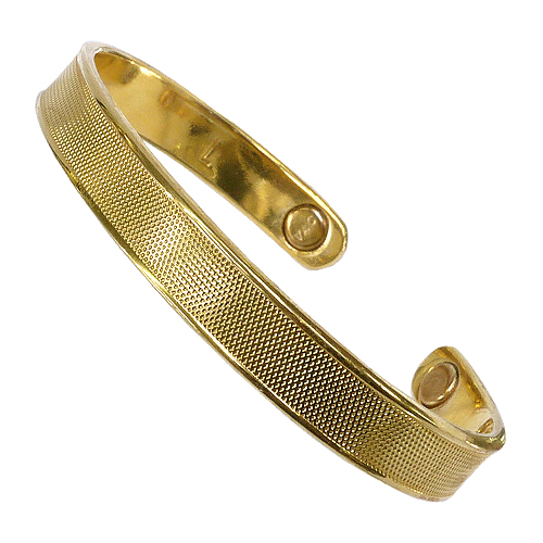 《聖宏》Aria 健康手環-金色壓紋磁氣手鐲