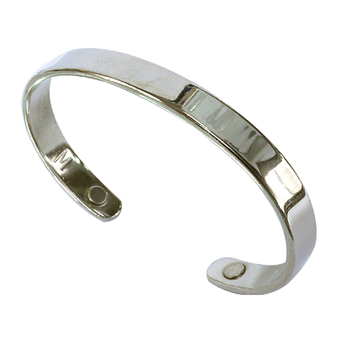 《聖宏》Aria 健康手環-銀色光面磁氣手鐲 (S)