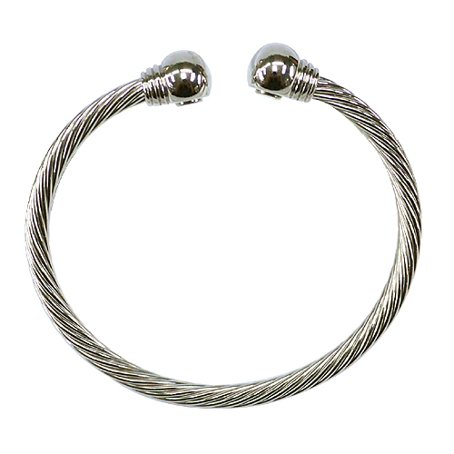 《聖宏》Aria 健康手環-銀色旋轉磁力手鐲