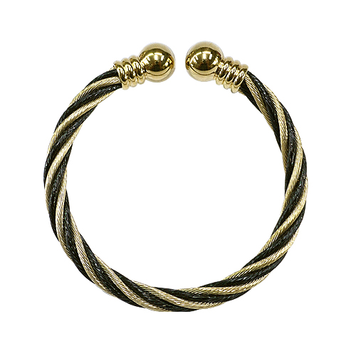 《聖宏》Aria 健康手環-黑金雙色軟性磁力手鐲