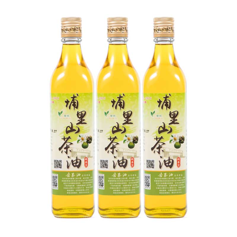 《華秝農場HualiFarm》埔里山茶油(500ML/瓶)*3