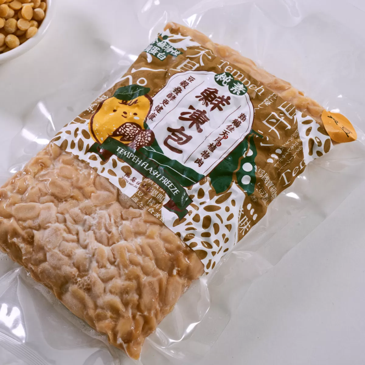 《翔鶴佳天貝/天貝兄弟》黃豆天貝 (300g/包，共12包)