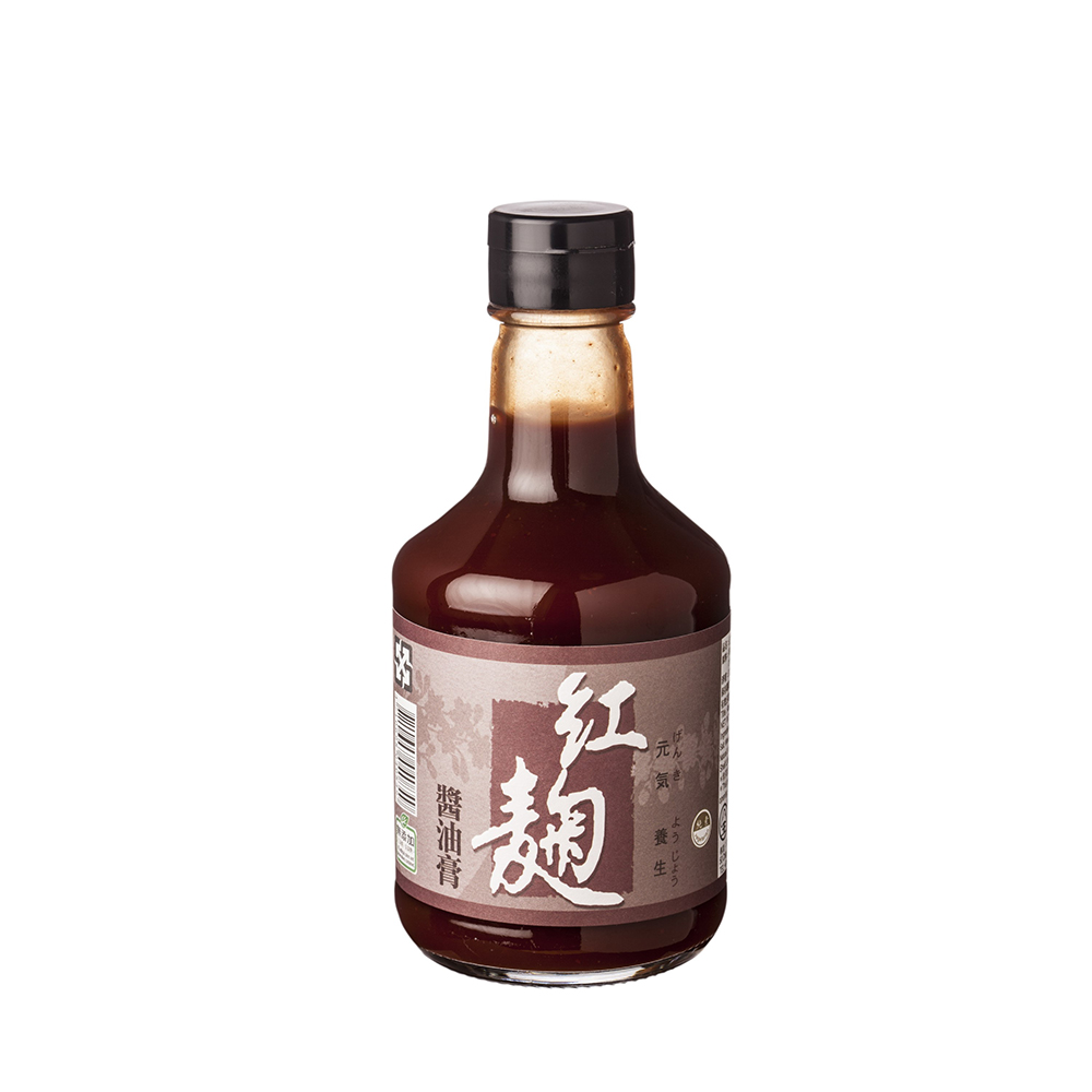 《菇王食品》紅麴醬油膏(300ml/瓶)