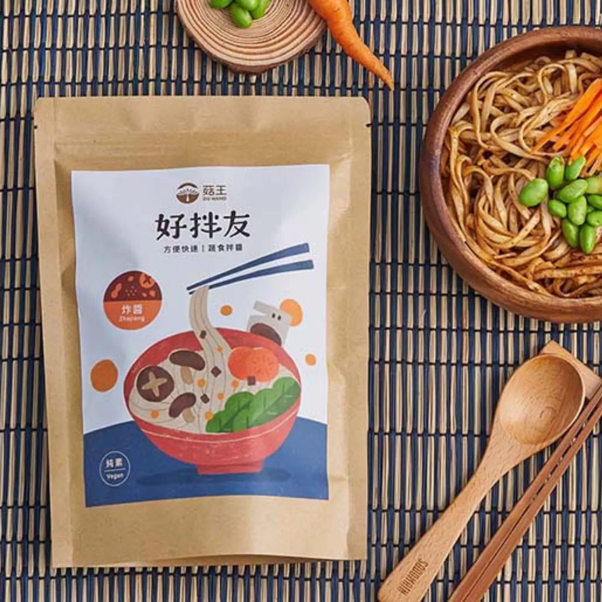 《菇王食品》好拌友素炸醬方便包(28g/10包入)