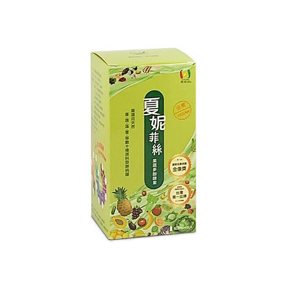 《禾氣生技》夏妮菲絲果蔬多酚酵素隨行包15ml(10包/盒)