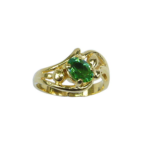 《聖宏》橄欖綠晶鑽磁石戒指(限時優惠)