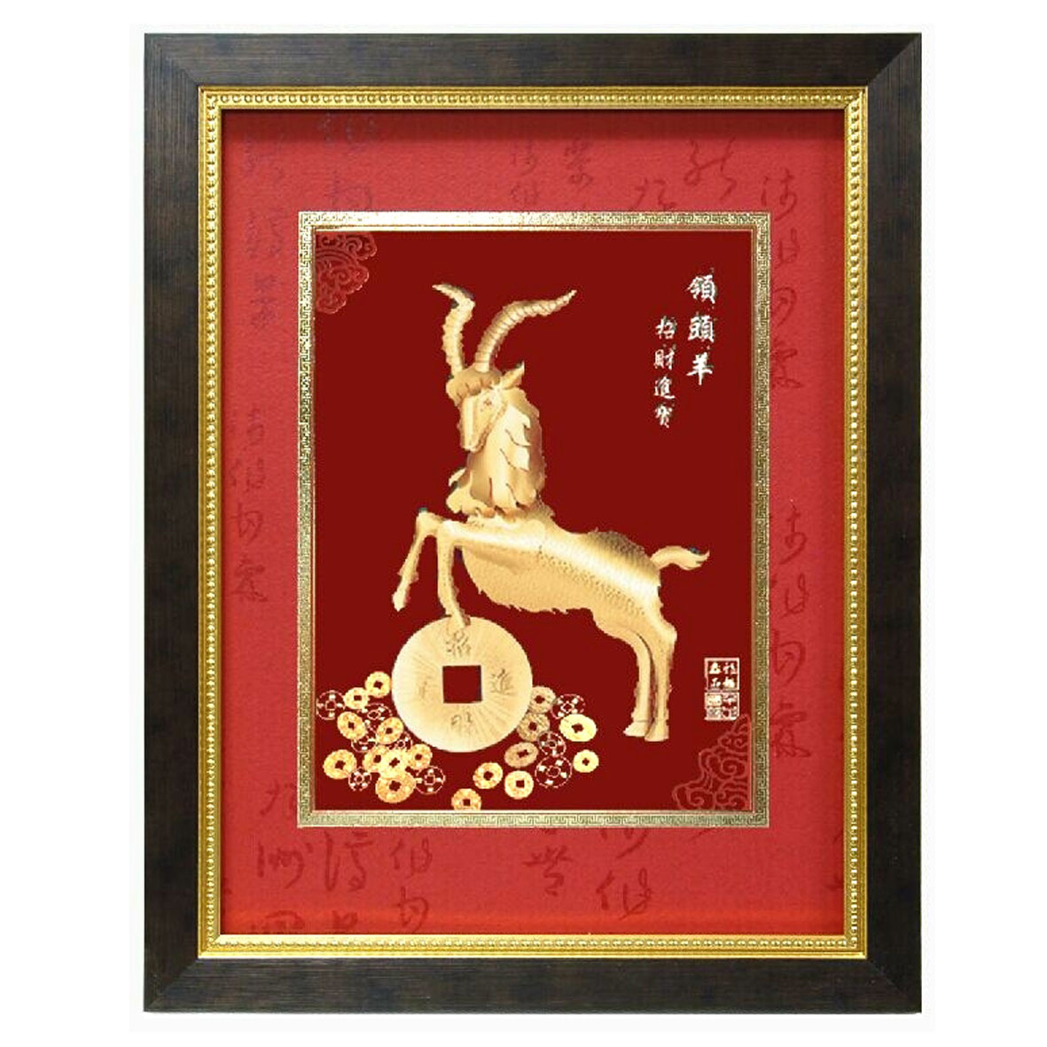 《聖宏》立體金箔畫-鴻福系列(領頭羊)