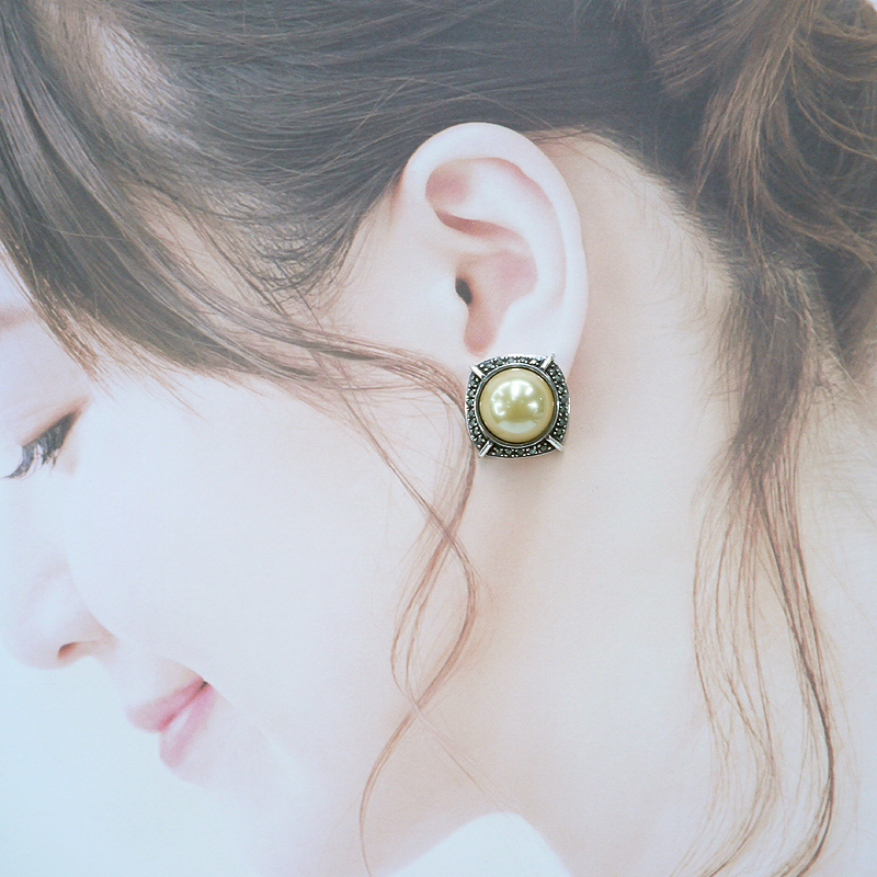 《聖宏》珍珠馬克賽耳環G83-242