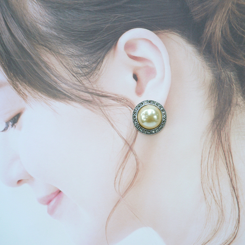 《聖宏》珍珠馬克賽耳環G83-246