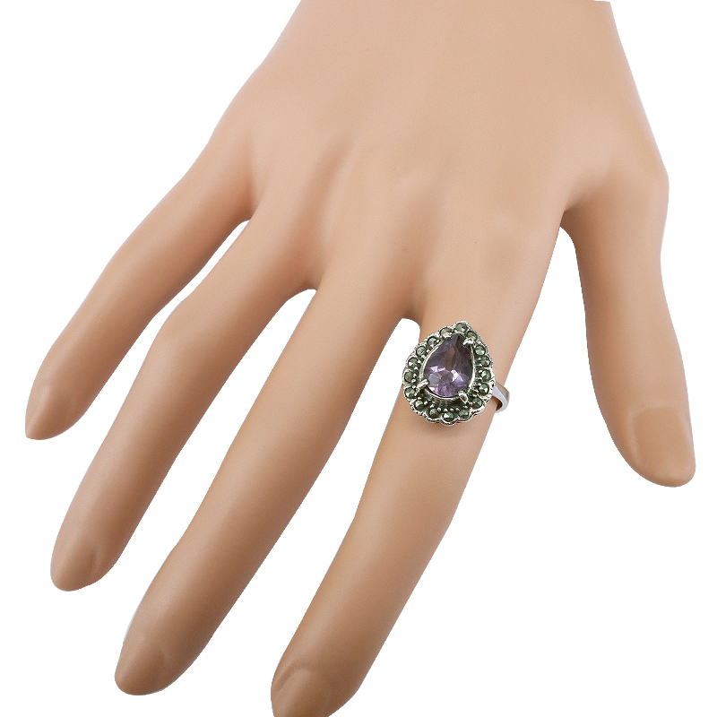 《聖宏》紫水晶馬克賽戒指G82-19