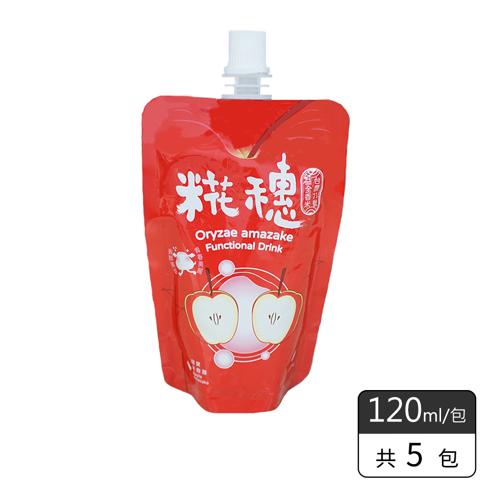 《台灣農創》糀穗蘋果米麹釀 (120ml)(限時特價)