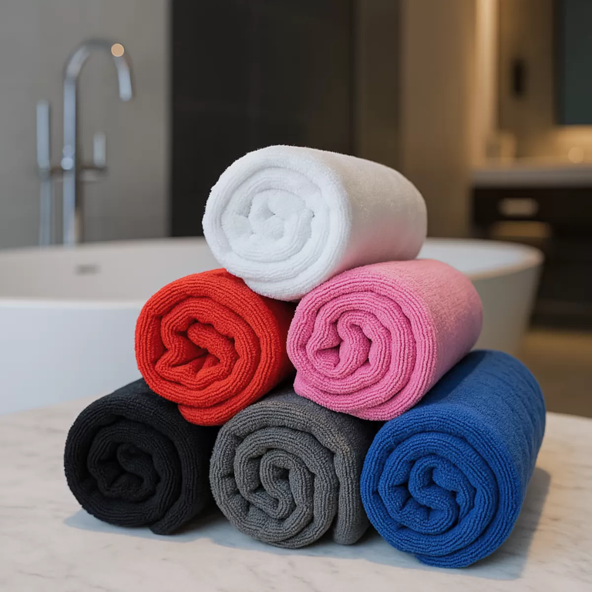 《台灣柔冠》若蘭迪精梳棉浴巾