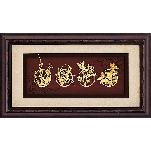 《聖宏》立體金箔畫- 賜喜系列(四君子)