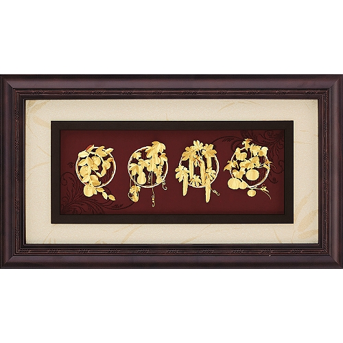 《聖宏》立體金箔畫- 賜喜系列(豐收)