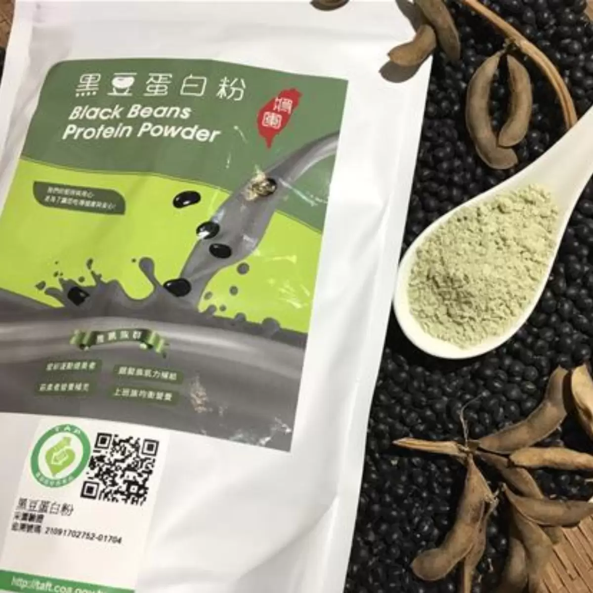 《將軍》黑豆蛋白粉600g/包，共6包