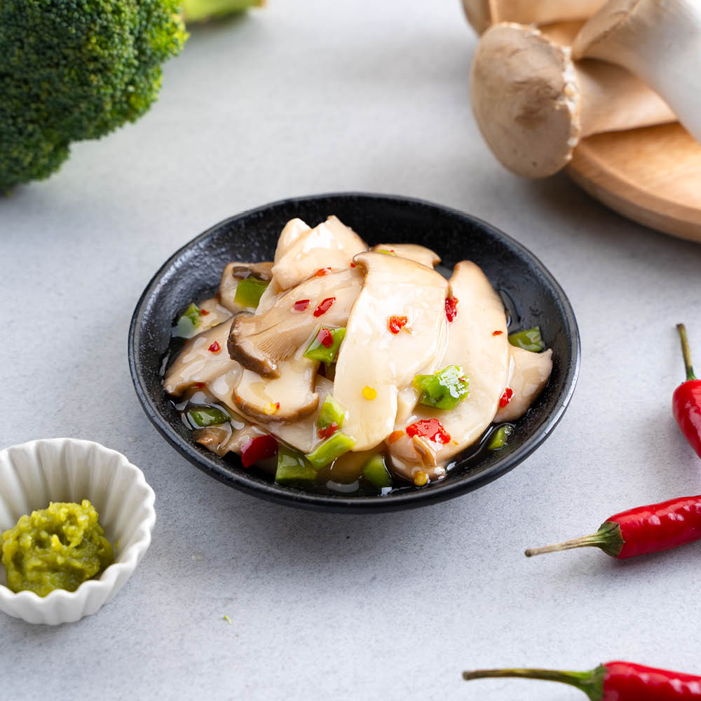 《蘭揚食品》芥末風味杏鮑菇200g