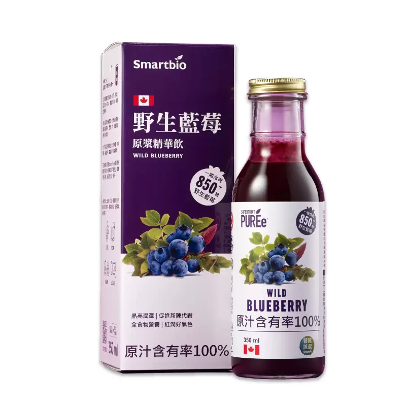 《智慧誠選》Smartbio 野生藍莓原漿精華飲(單瓶)