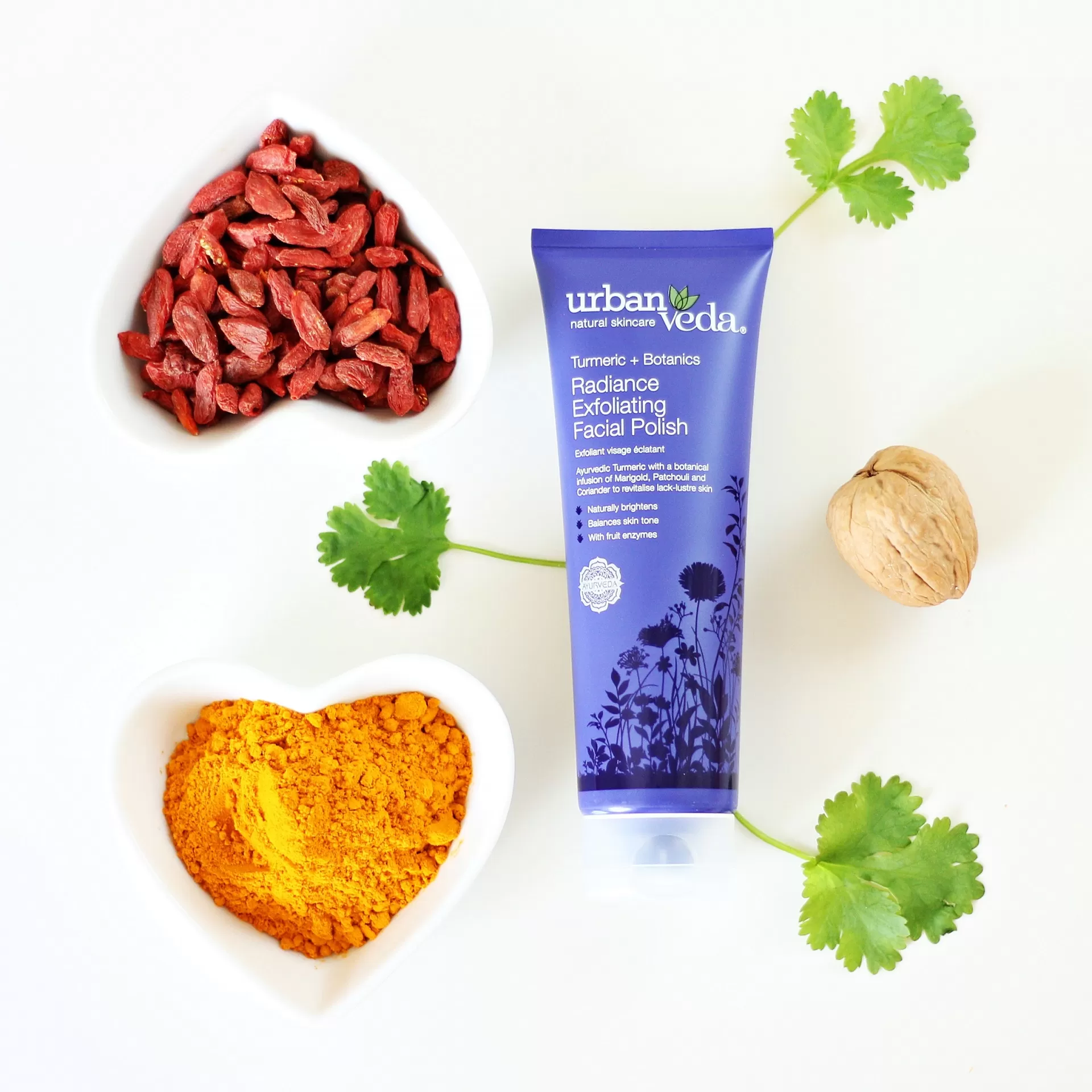 《城市吠陀 Urban Veda》草本亮澤臉部去角質125ml/瓶