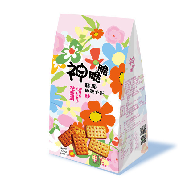 《Smile99》神脆脆 藜麥椒鹽脆餅(11gx15入/包)