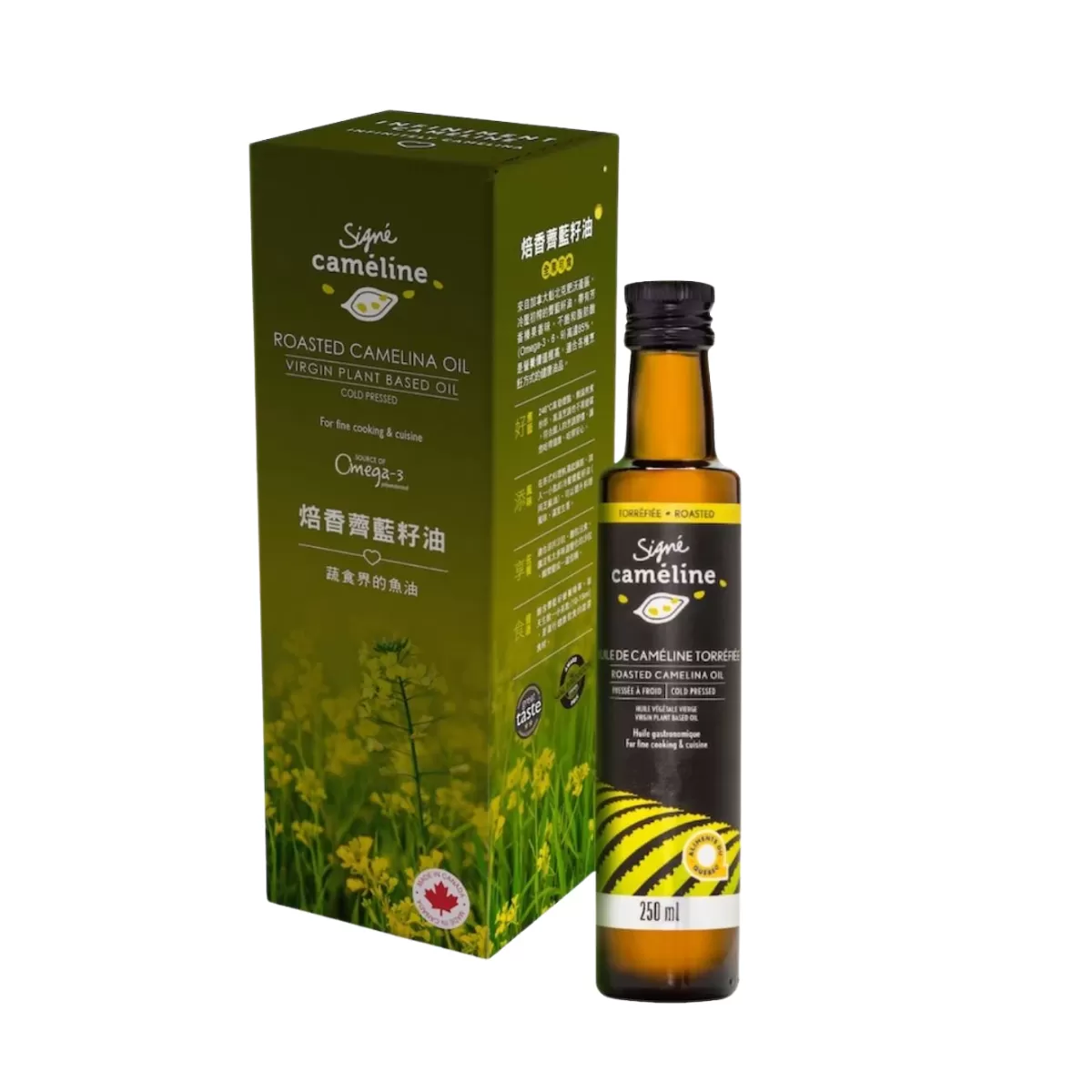 《Signe Cameline》加拿大焙香薺藍籽油Camelina Oil 250mL