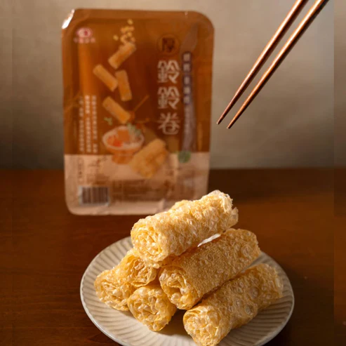 《令田好食》非油炸豆皮鈴鈴卷50g/盒