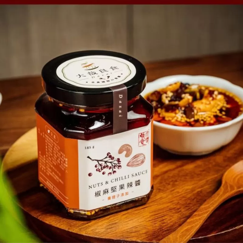 《大哉良食》椒麻堅果辣醬185g/瓶