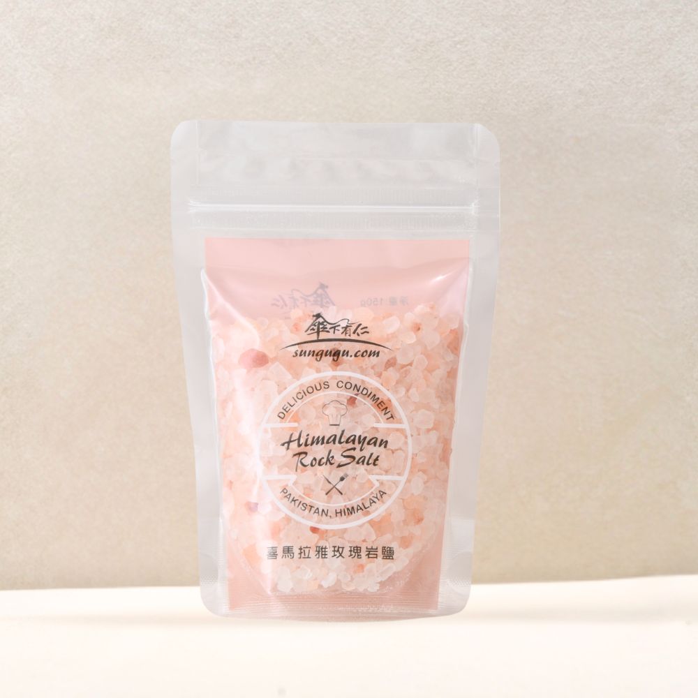《傘下有仁》喜馬拉雅玫瑰鹽袋裝150g(粗鹽)