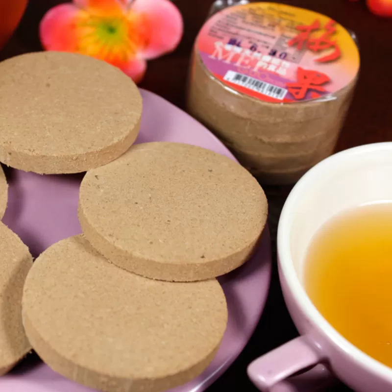 《彤旺食品》黑糖梅餅(70gx4個)