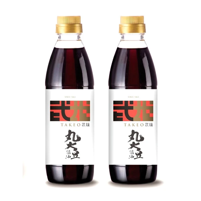 《TAKEO武雄》丸大豆醬油禮盒組(500ml X 2瓶)