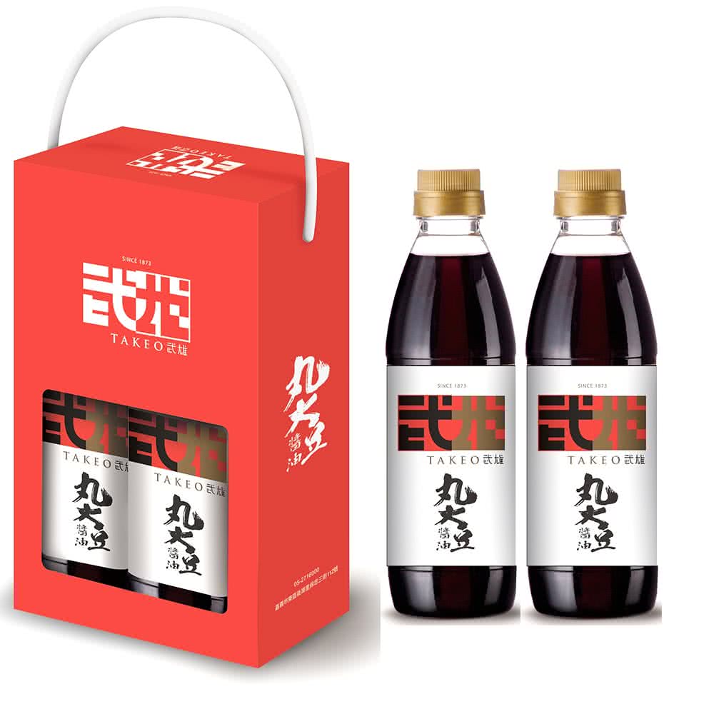 《TAKEO武雄》丸大豆醬油禮盒組(500mlx6瓶)