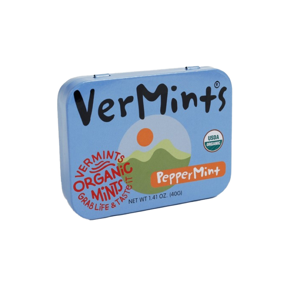 《布緯》Organic VerMints有機薄荷糖-原味(40g/入)