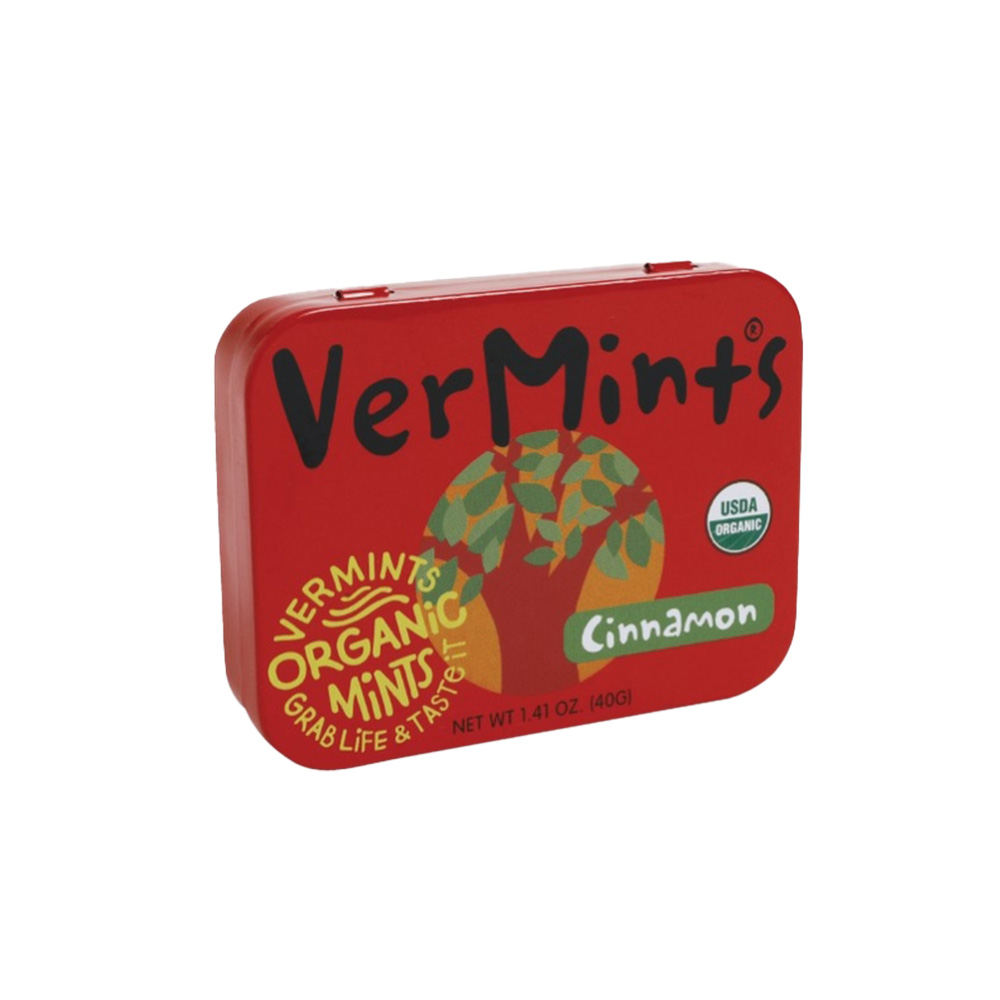 《布緯》Organic VerMints有機薄荷糖-肉桂風味(40g/入)