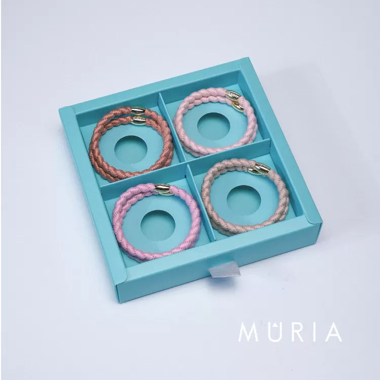 《MÛRIA》小髮圈8入組合—溫室花園