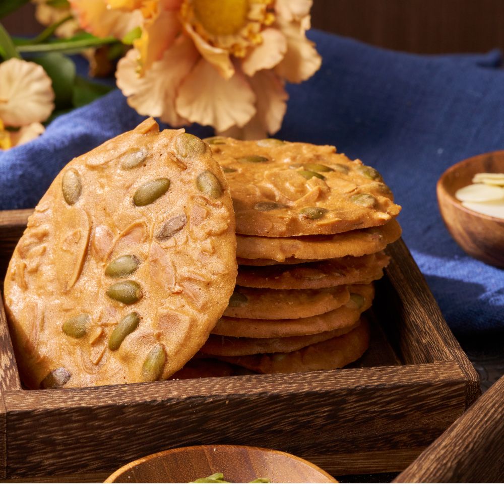 《周周生活》杏仁南瓜瓦片200g/包