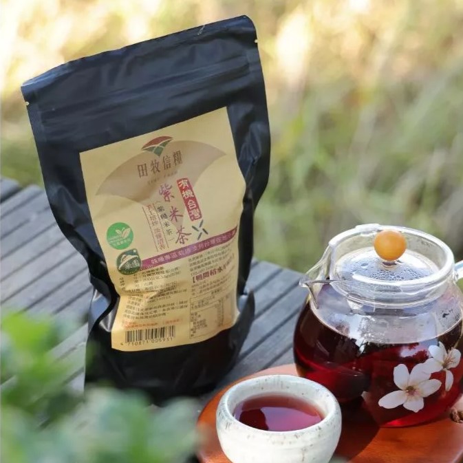 《禾掌屋》田牧信糧 — 有機紫米茶300g/包