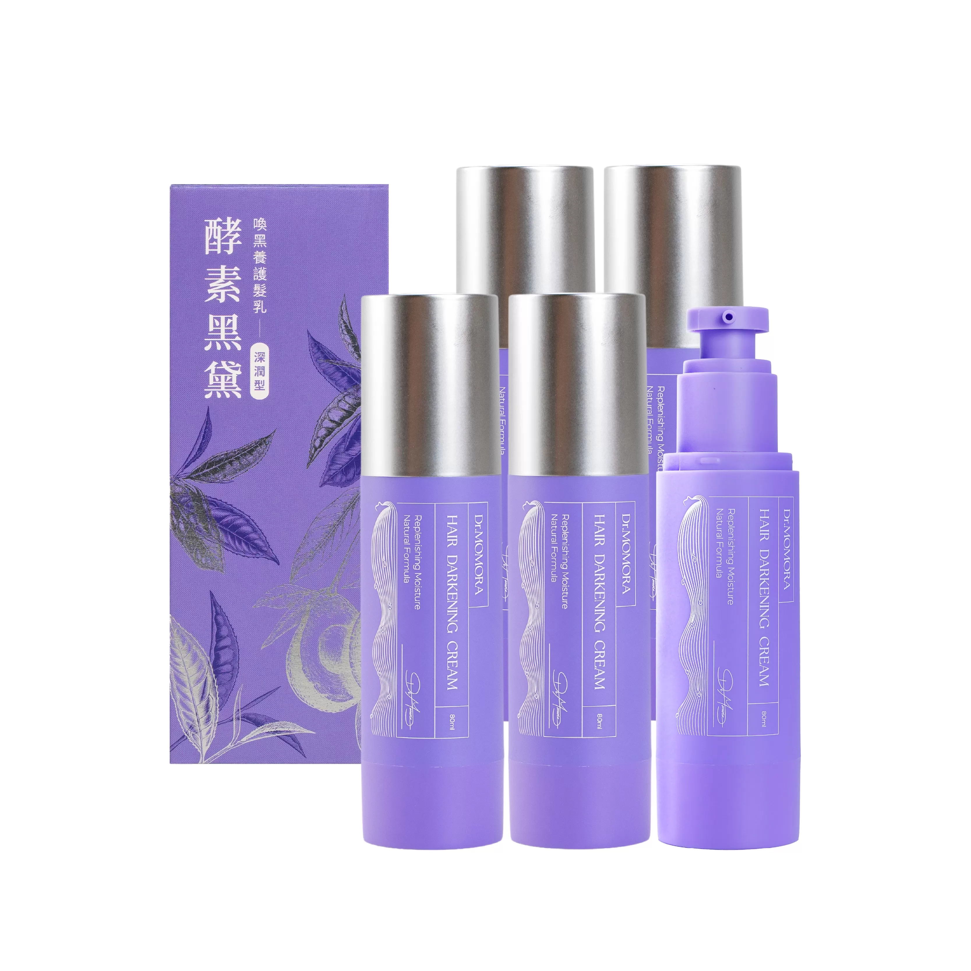 《光森生醫》酵素黑黛喚黑髮乳  5入組