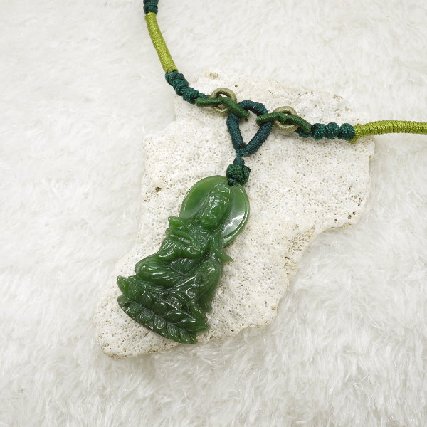 《聖宏》台玉觀音中國結項鍊