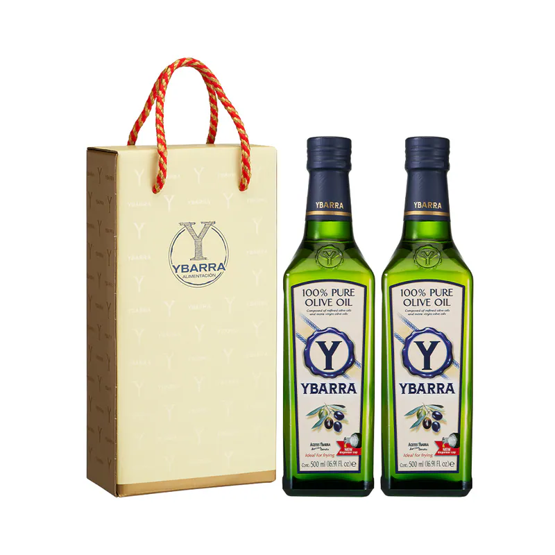 《YBARRA益百萊》純橄欖油 兩入禮盒組500mlx2