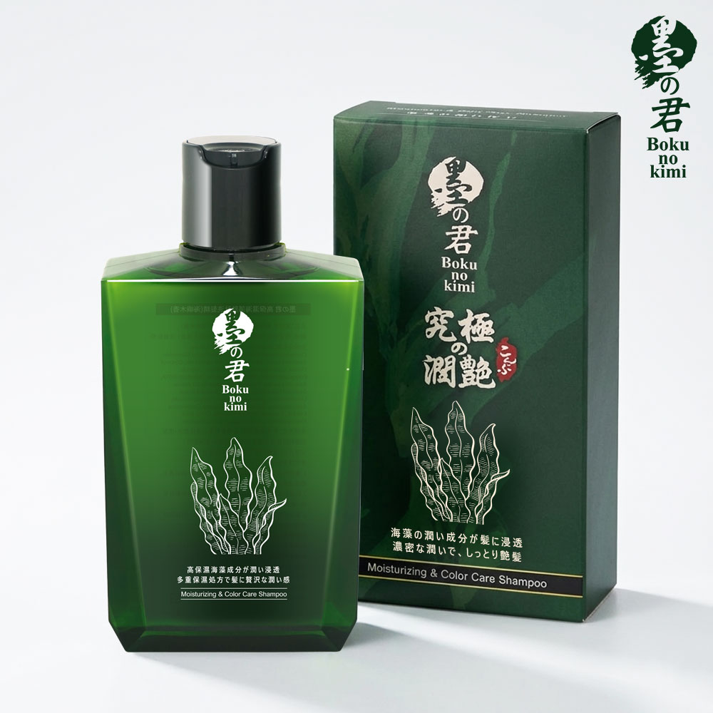 墨之君｜水潤海藻胜肽洗髮精(海嶼木香)320ml/瓶