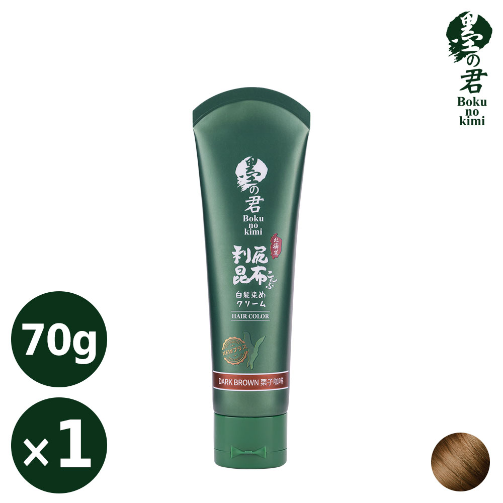 日本墨之君｜北海道利尻昆布白髮染(升級版)栗子咖(70g/瓶)