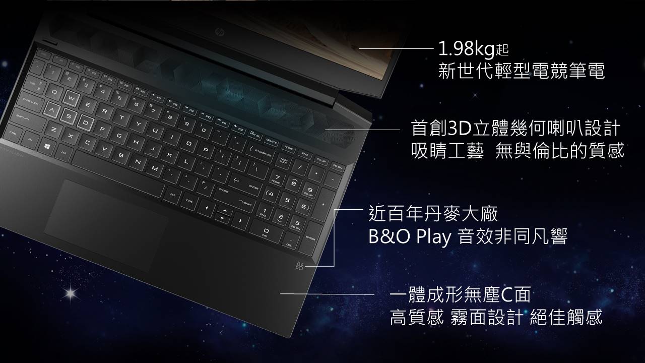 HP 光影 Pavilion Gaming 15-ec1038AX 15吋電競筆電
