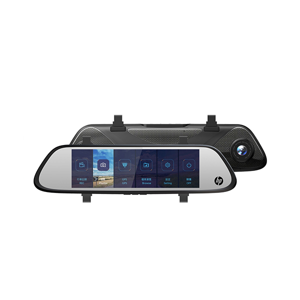 HP 惠普 F730 前後雙錄影 1080P 電子汽車後視鏡 行車紀錄器